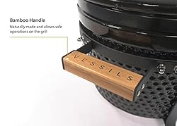 VESSILS 9.8-in W Kamado Charcoal Grill Stand Style