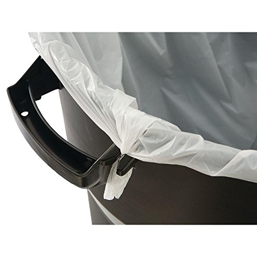 Rubbermaid Roughneck 32 Gal. Black Round Trash Can with Lid (2Pack