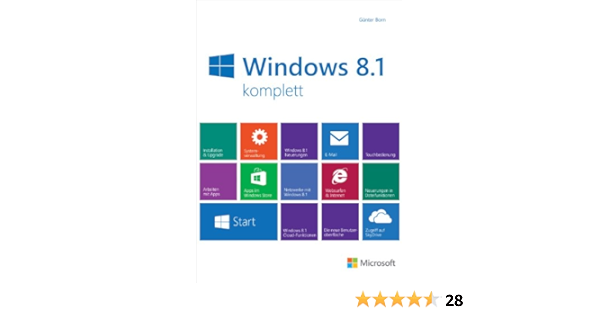 Amazon Com Microsoft Windows 8 1 Komplett German Edition Ebook Born Gunter Books
