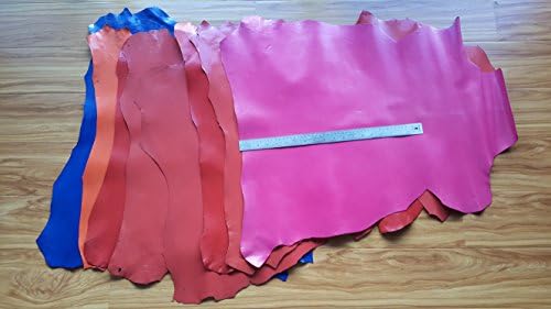 Lot of 9 skins Kidskin Goat Leather For Shoes Uppers and Hand Bags