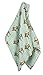 Milkbarn Bamboo and Cotton Swaddle - Bow Tie Moose by MilkBarn