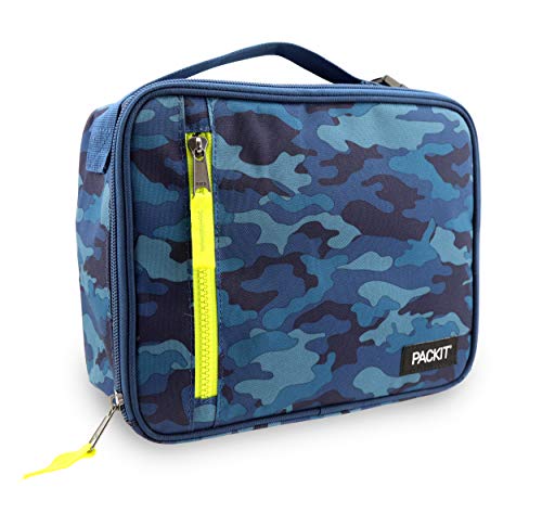 PackIt Freezable Classic Lunch Box, Blue Camo