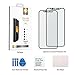 iPhone X Screen Protector(2-Pack) iPhone X Tempered Glass Screen Protector Bubble Free 3D Full Coverage 0.3MM 9H Anti-Blue Light Anti-Scratch iPhone X Screen Protector Glass