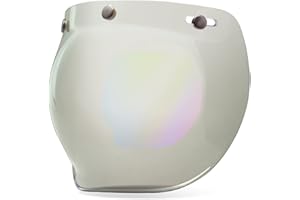BELL 3-Snap Bubble Shield Accessories Silver Iridium