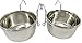 Bonka Bird Toys 3128 2Pk 10 oz Hook Cups Coop Cup Bird Cages Dog Food Water Bowl Feeder Crate Kennel Pet Dish Small Feedingthumb 2
