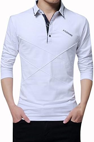 高級な ポロシャツ メンズ 長袖 ゴルフ 鹿の子 Cmx 正規品