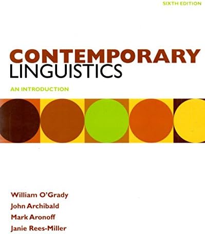 Contemporary LINGUISTICS　現代的な言語学 Amazon.com: Contemporary Linguistics: An Introduction