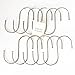 Kaariss® Premium 10-Pack Stainless Steel Round S Shaped Hooks