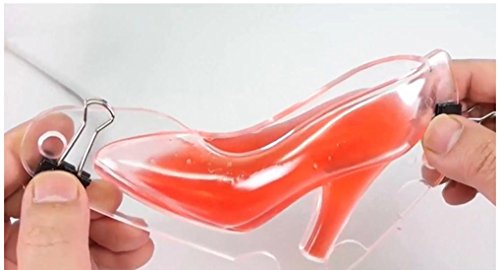 Longay 1pcs 3D High Heel Shoe Chocolate Mould Candy Cake Jelly Mold Wedding Decorating DIY Random Color (A)