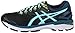 ASICS Women's GT-2000 4 Running Shoe, Black/Pool Blue/Flash Yellow, 7.5 M US