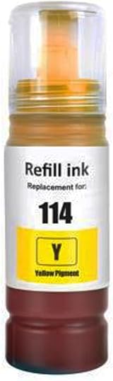 PP Ink Bottles for Epson ET-8500 ET-8550 EcoTank Compatible 114 BK PB C M Y GY view 6