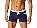SALENT Mens Swimsuits Swim Trunks Short Swimming Boxer Briefs - Quick Dry Mesh Lining (Navy Blue, L Fit Waist: 34