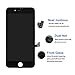 YOXINTA Screen Replacement for iPhone 7 Black LCD Display Touch Digitizer Screen Full Assembly with Repair Tool Kit and Screen Protector