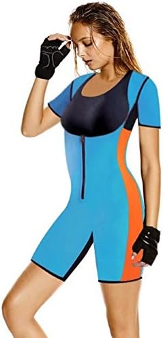 Sportmars Full Body Shapewear Sauna Suit Neoprene Weight Loss Gym Sport Aerobic Boxing MMA for Women