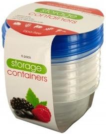 Portion Perfect Food Storage Containers, Extra Small, 8.4 Ounce, Set of 4 Plastic Containers with Snap-Close Lids. Microwave, Freezer and Dishwasher safe [Top Rack]