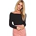 Elevin(TM)Women Sexy Short Top Tight Knitting Sweater Off-Shoulder Strapless T-shirt