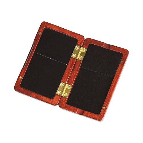 ammoon Solid Wood Reed Case Wooden Holder Box for Tenor/Alto/Soprano
