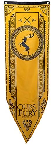 Game of Thrones House Sigil Tournament Banner GOT Flag Poster Wall Decals Decoration (House Baratheon)