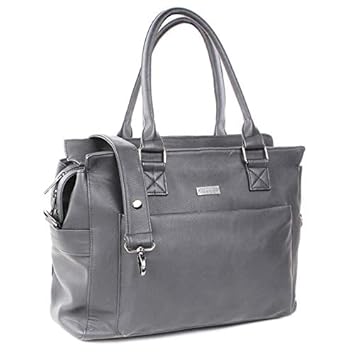 leather look changing bag