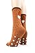 Foot Traffic, Slipper Socks (Brown Fox)