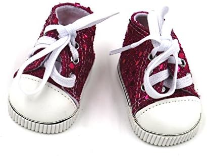 Doll Sneakers Shoes, AOFUL Sports Sneakers Boots Shoes Fits Less Than 2.5inch Dolls Feet