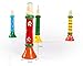 Bhbuy Baby Kid Children Wooden Musical Instrument Trumpet Hooter Bugle Suona Toy