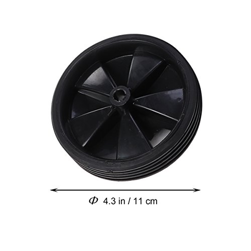 12-20 Inch Universal Porous Training Wheels Auxiliary Wheel Children's Bicycle Accessories Balance Auxiliary Wheels(Black)