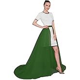 EllieWely Overskirt Short Front Long Back Party Tutu Tulle Skirt R05