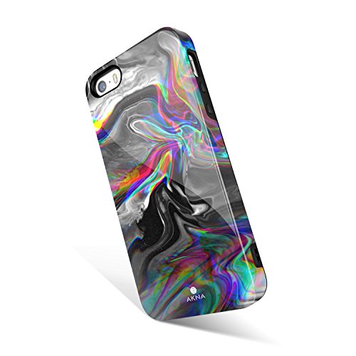 iPhone 5 / 5s /SE case for girls, Akna Get-It-Now Collection High Impact Flexible Silicon Cover for iPhone5/5s/SE [Dreaming Marble] (1246-U.S)