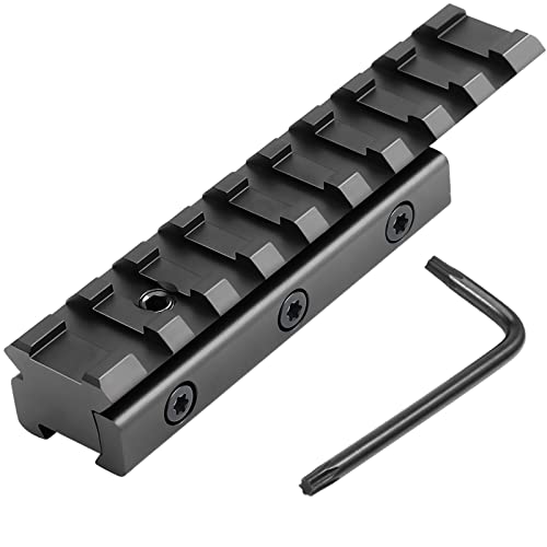 thumbnail image 2 of Specialty Adapters Dovetail To Picatinny Rail Adapter With 1" Scope Rings – For Remington 597 Rifle 2 of 5
