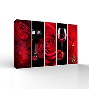 Canvas Wall Art Colorful Flowers Pictures Home Wall Decorations for Bedroom Living Room Paintings Canvas Prints Framed - 12x18 inches