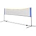 femor Portable Badminton Tennis Net - 13 ft Net for Soccer Tennis, Kids Volleyball, Beach Ball - Sports Net with Poles & Carrying Bag for Indoor, Outdoor, Beach, Backyard