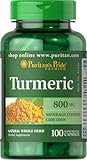 Puritan's Pride 2 Pack of Turmeric 800 mg Puritan's Pride Turmeric 800 mg-100 Capsules