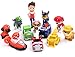 Astra Gourmet Paw Patrol Cake Topper | 12 pcs Set | Mini Toy Figures For Cake Cupcake Decorations Party Favors