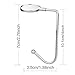 Boao Christmas Stocking Holders for Mantle, Metal Hooks Hanger Purse Hook Hanger Xmas Stocking Hangers Christmas Safety Hang Grip Stockings Clip for Fireplace Christmas Xmas Party Decoration