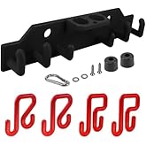 CNQLIS Lineman Tool Board Bucket Truck Tool Organizer for Bucket Hooks and Lineman Bucket Accessories Including 2PCS 2” and 2PCS 3” Aerial Bucket Hooks