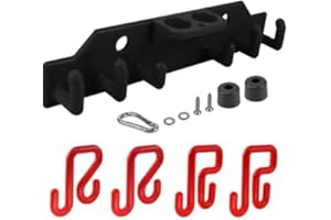 CNQLIS Lineman Tool Board Bucket Truck Tool Organizer for Bucket Hooks and Lineman Bucket Accessories Including 2PCS 2” and 2PCS 3” Aerial Bucket Hooks