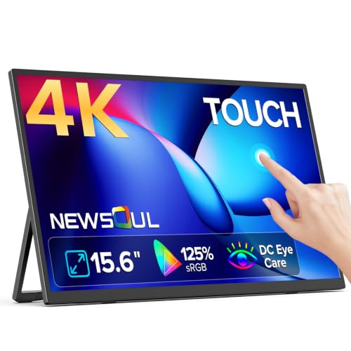 4K Portable Monitor Touchscreen