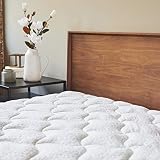 ViscoSoft Bamboo Mattress Pad Queen | Extra Plush Pillowtop Mattress Topper | 18" Deep Pockets