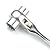 WellieSTR 1x Scaffolding Podger Ratchet Spanner Site Ratcheting Socket Wrench Tool 19mm/22mm silver White (Twelve Angle)