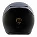 GDM GHOST Full Face Motorcycle Helmet - Matte Black, Small (Clear & Tinted Shields)