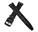 Timewheel 16mm Black Resin Replacement Watch Band Compatible with Swatch SKIN Watch