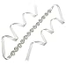 Remedios Bridal Sash Wedding Belt with Diamond Design For Women Gifts Nice Gifts,Ivory