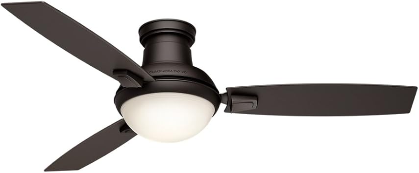 Casablanca Indoor Outdoor Ceiling Fan With Led Light And Remote Control Verse 54 Inch Maiden Bronze 59159