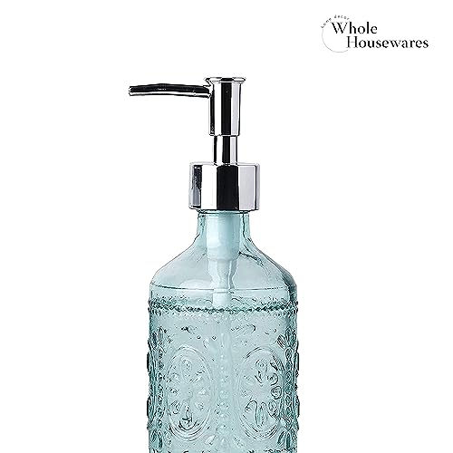 WHOLE HOUSEWARES Glass Hand Soap Dispenser and Lotion Dispenser
