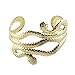 EAWIN Egptyian Goddess Gold Snake Open Cuff Upper Arm Bracelet Great for Cleopatra Costume Medusa costume Halloween Adjustable