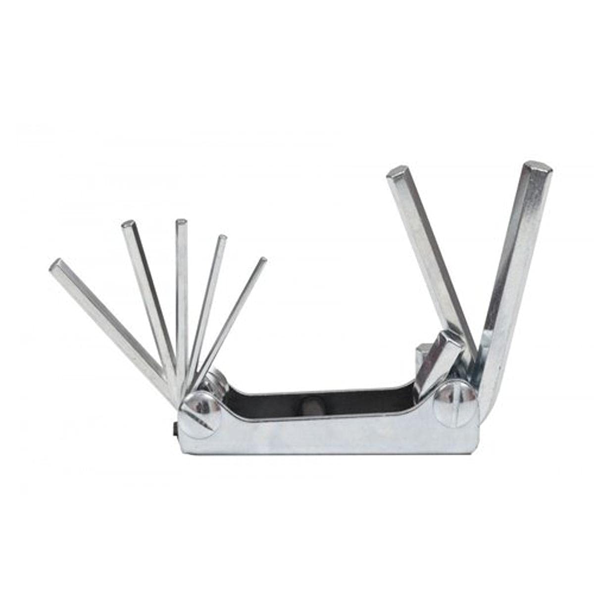 Bahco 1999M/7H Hexagon Offset Screwdriver Set in Folder with Lever Action, Silver, Set of 7 Piece