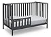 Delta Children Heartland 4-in-1 Convertible Crib - Greenguard Gold Certified, Charcoal Grey