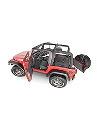 BedRug BRTJ97F juego de tapetes para Jeep 97 06 TJ LJ con consola central   incluye protección térmica   3 piezas