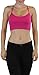 ToBeInStyle Women's Pack of 6 Seamless Bralettes with Floral Lace Back Design OS